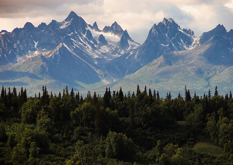 Snowy Mountain Landscapejpg