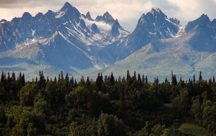 Snowy Mountain Landscapejpg