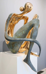 knupp gallery - peter niznansky - socha bronz sedici.jpeg
