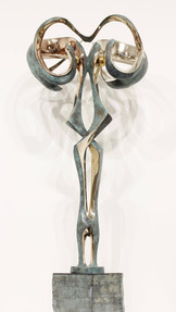 knupp gallery - peter niznansky - socha bronz strazce 83 cm.jpg
