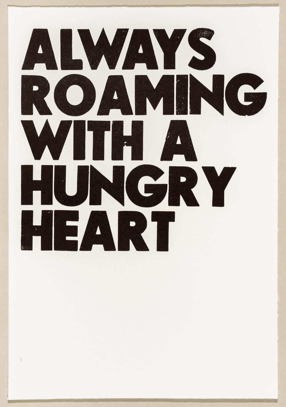 01_ALWAYS ROAMING WITH A HUNGRY HEART