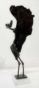 knupp gallery - igor kitzberger - bronz - pero, 33 cm.jpeg
