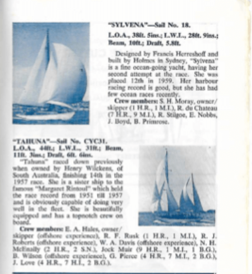 Bill Manning blog - My first three trips to Hobart 2