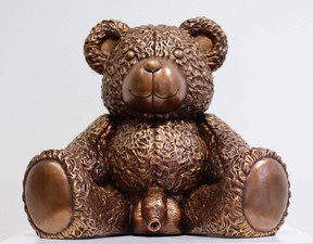 knupp gallery - barbora mastrlova plastika bronz teddybear.jpeg