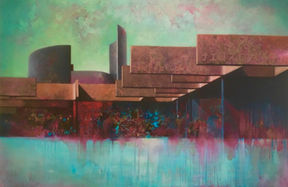 knupp gallery - lukas havrda obraz EXPO II z roku 1970, osaka. 95x145cm, 2018.jpg