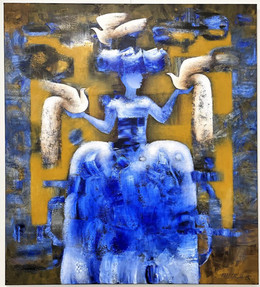 knupp gallery - fabricio lara - painting woman with birds.jpeg