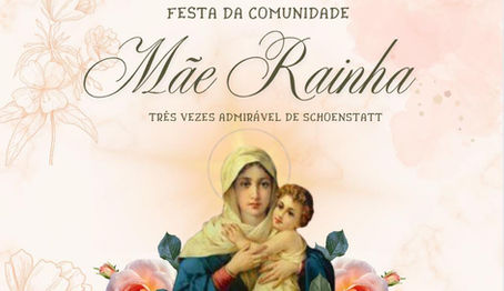 Inicia-se hoje o tríduo em honra à Mãe Rainha na comunidade Areal/Miradouro