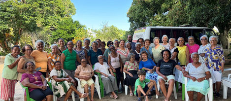 Pastoral da Pessoa Idosa celebra o dia dos avós com confraternização na comunidade da Sapucaia