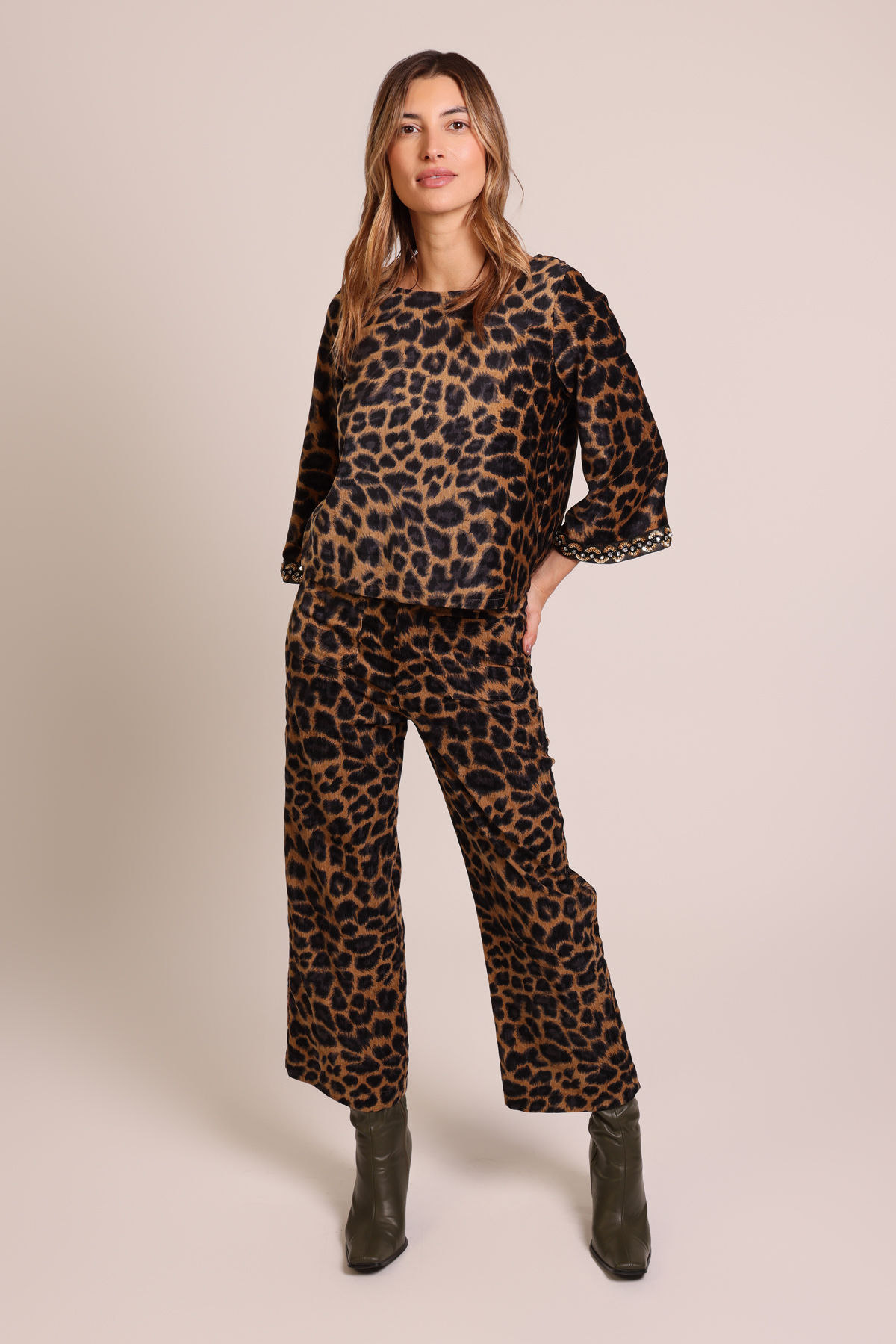 Traffic People Animal Print Forgotten Top