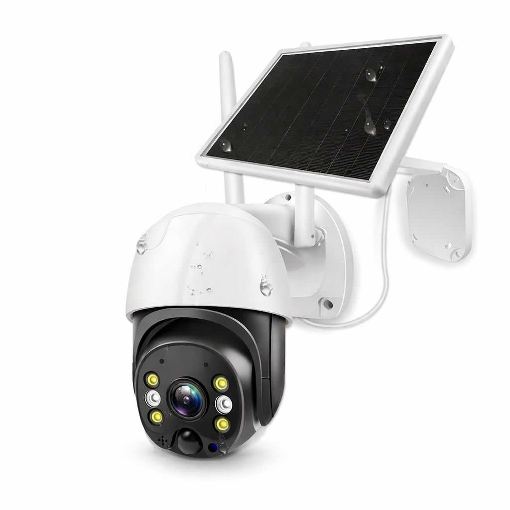 Solarna WiFi IP PTZ kamera 360 stepeni