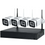 Thumbnail: wifi video nadzor set 1080p 4 ip kamere nvr
