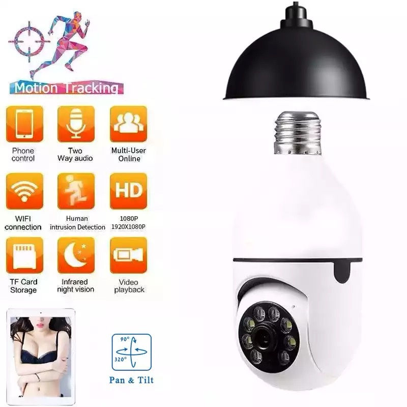 WiFi IP kamera 12MP E27