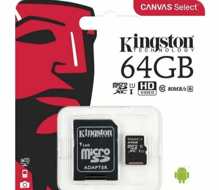 Thumbnail: memorijska kartica 64gb microsd class 10 uhs i
