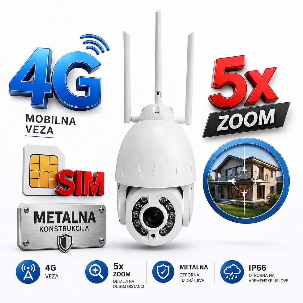 4G PTZ IP kamera 5MP 5x