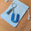 Miniature : Porte-clés lettre "U" en résine - Personnalisable