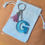 Miniature : Porte-clés lettre "G" en résine - Personnalisable