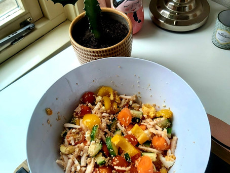 Couscous kipsalade
