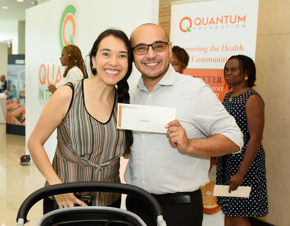 Grant recipients Natalie and Emerson Ser-Kallai. 