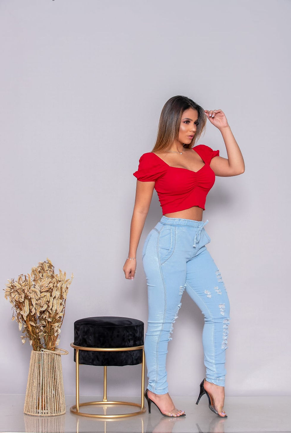 Miniatura: Calça Jeans Jogger Destroyed💟