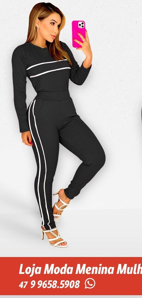 Miniatura: Conjunto Calça e Blusa💟