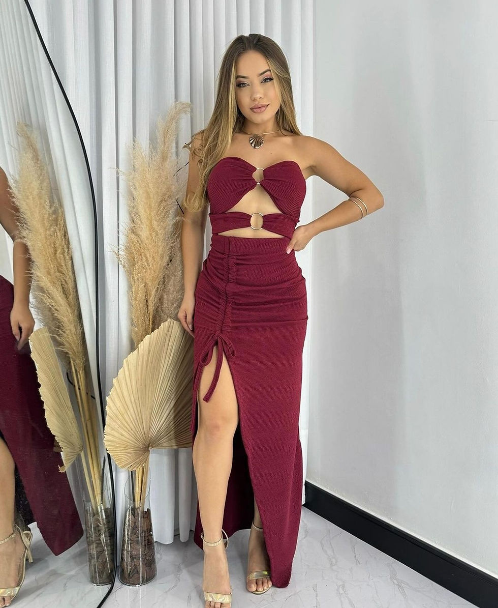 Miniatura: Vestido Sabrina Tomara que Caia 💟