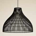 black pendant light