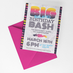 BELATED BIRTHDAY INVITATION