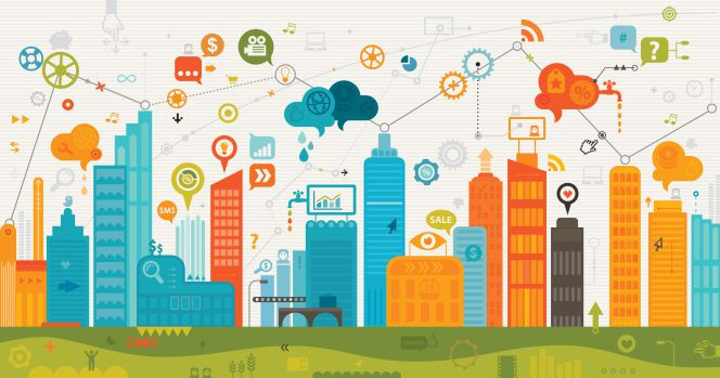 ciudad conectada por internet