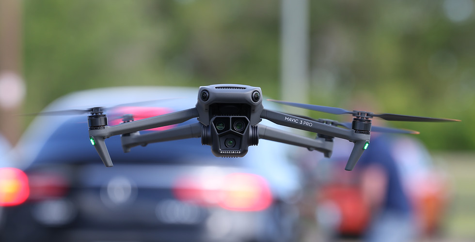 Drone flying