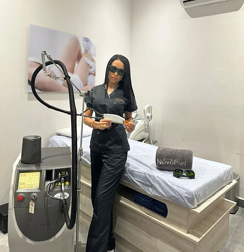 ENFERMERA NOVOPIEL DEPILACION LASER