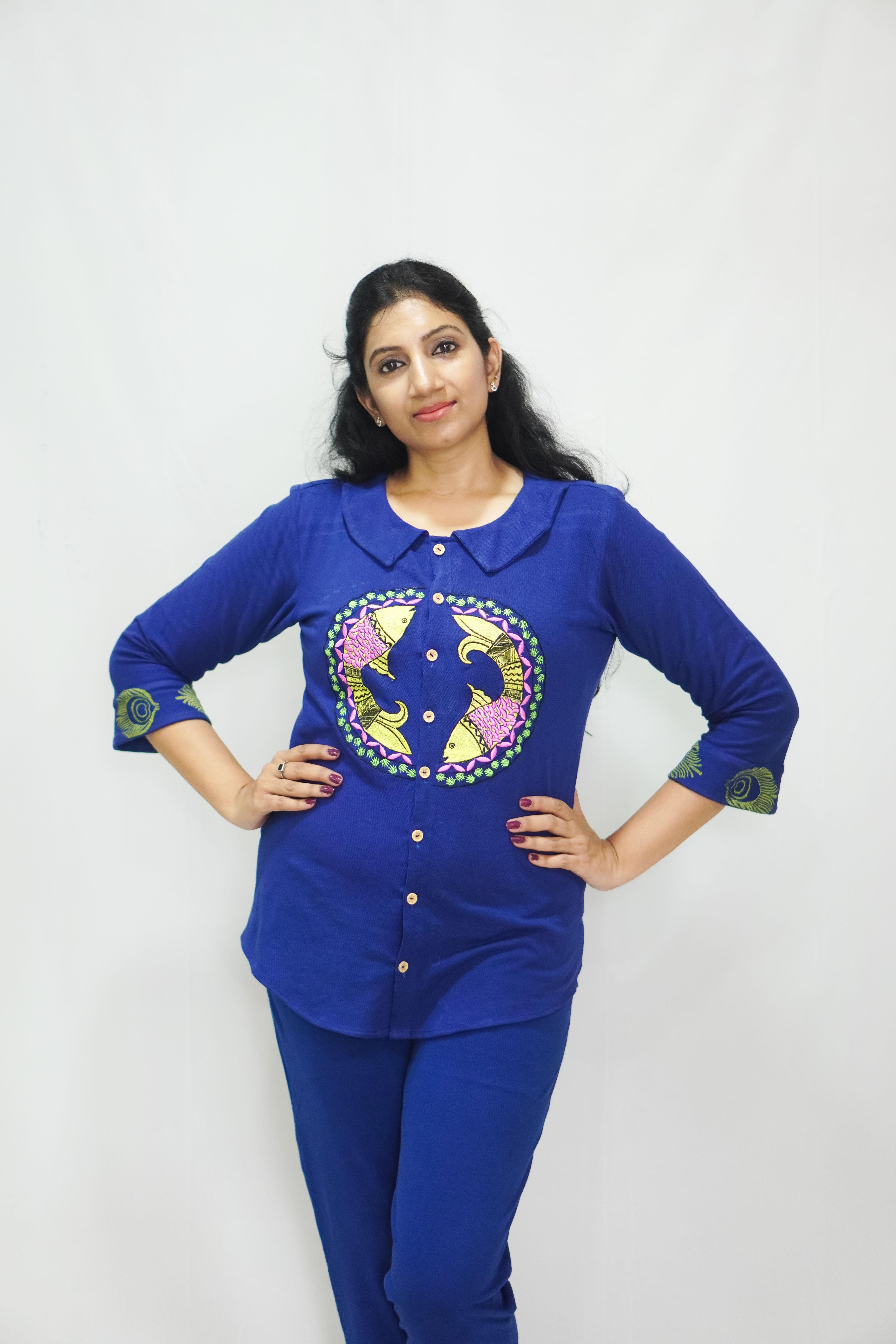 Chhupa Rustham - Blue Coordset