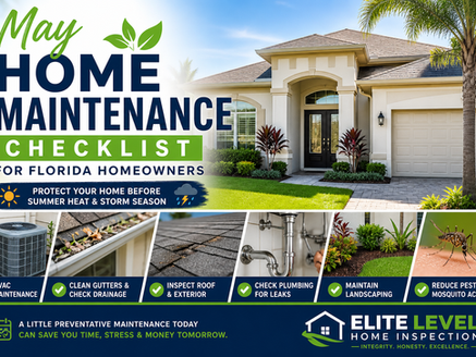 🌿 May Home Maintenance Checklist for Florida Homeowners