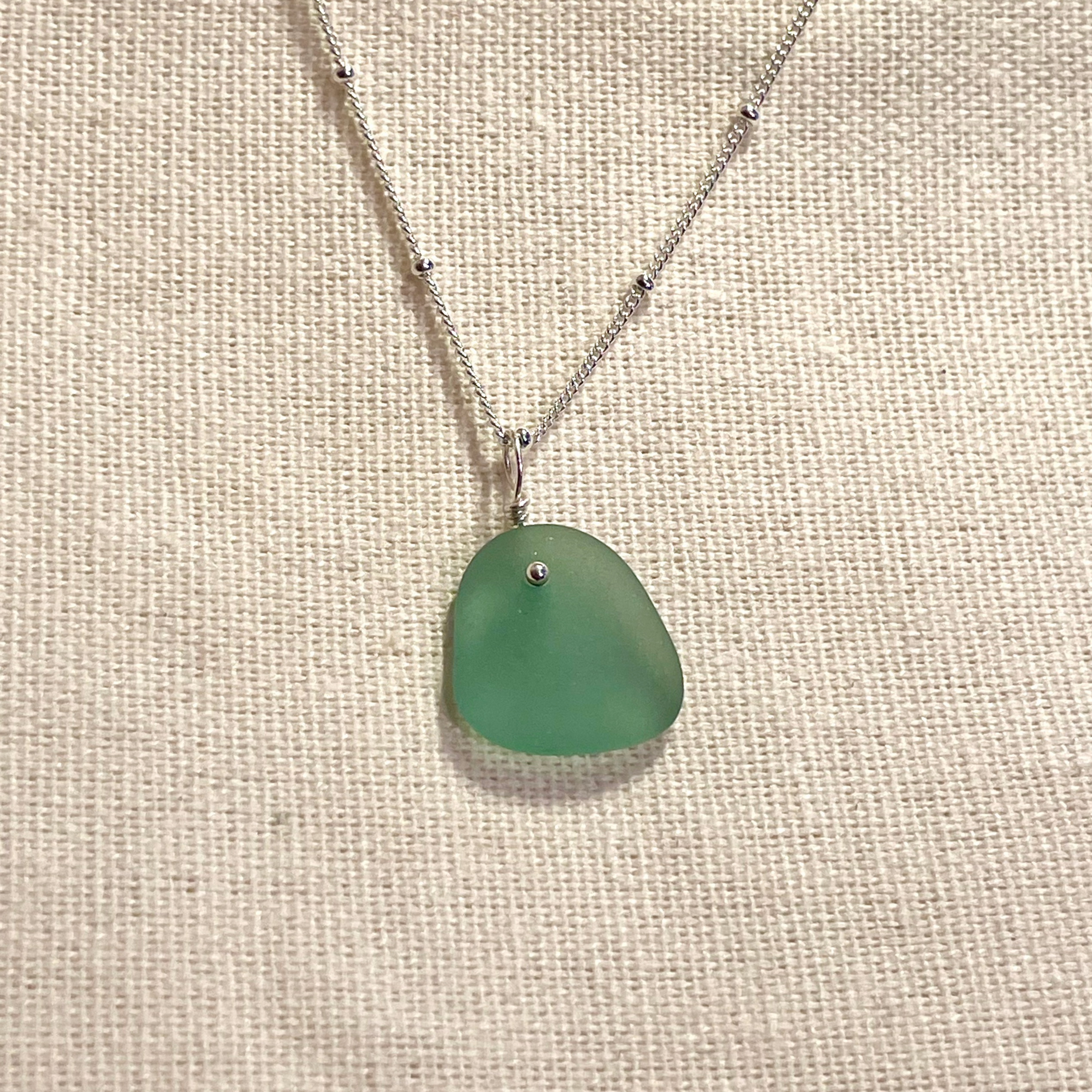 Turqoise Seaglass Necklace