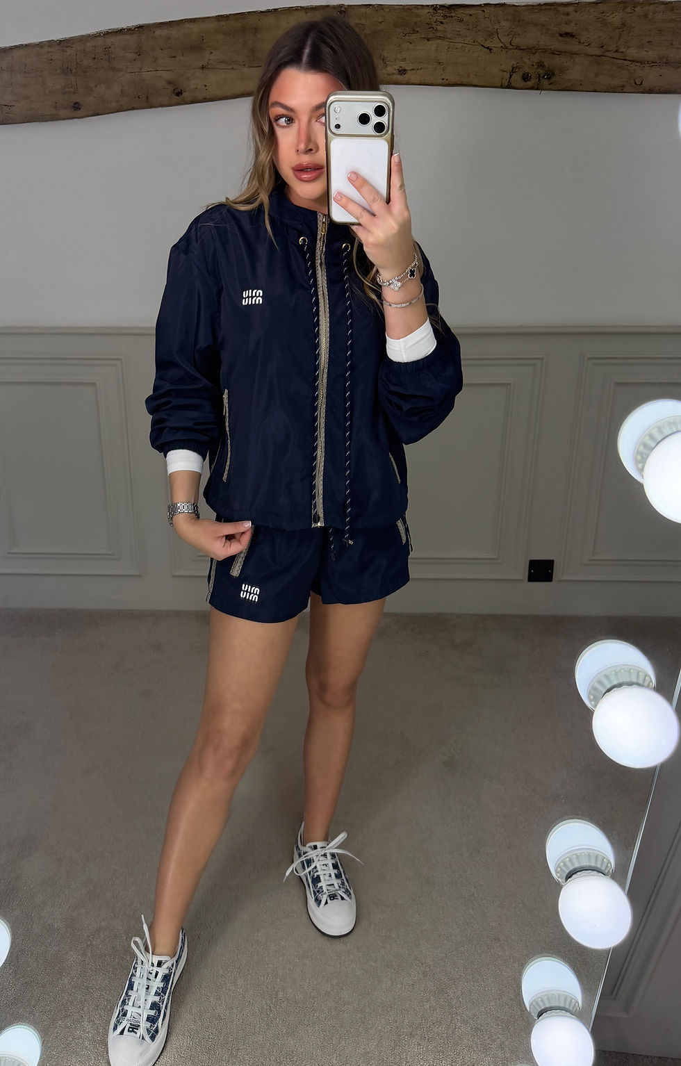 Thumbnail: MUI Navy Jacket & Short SET - LIMITED 
