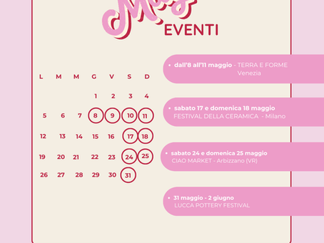 Gli appuntamenti di maggio!