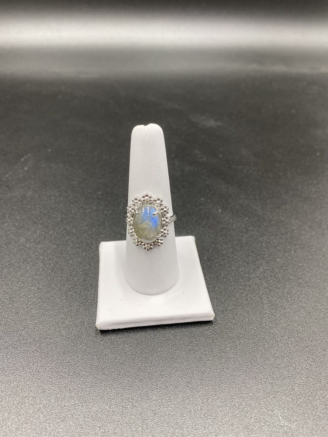 Sterling Silver Labradorite Cocktail Ring