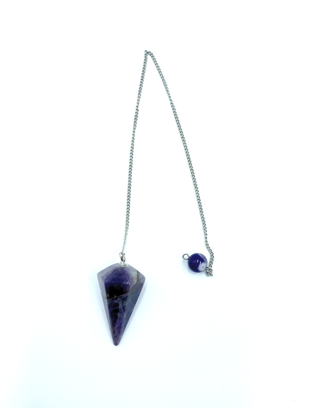 Faceted Amethyst Pendulum