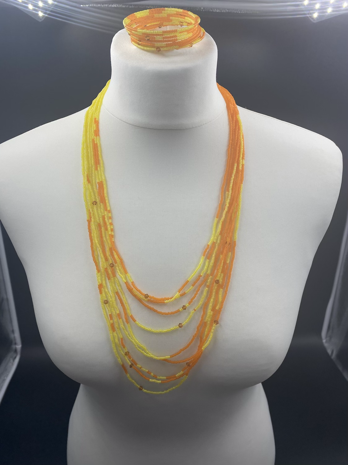 Layered Necklace & Bracelet