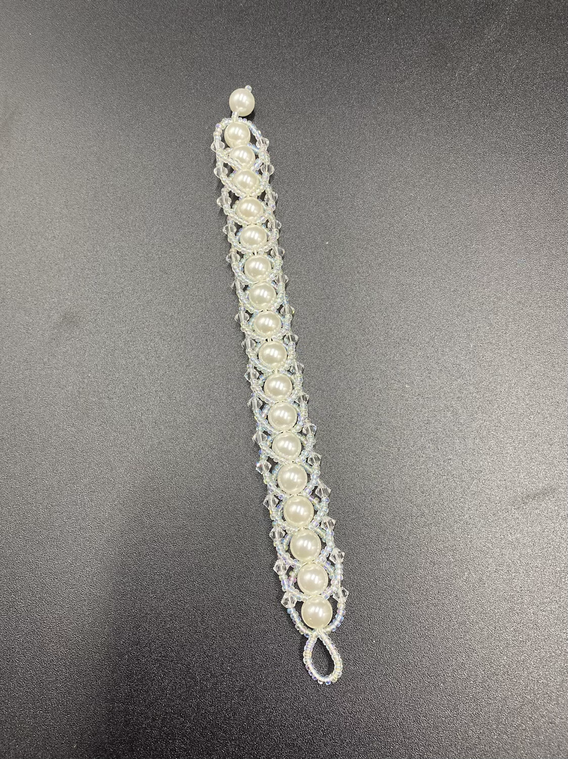 Pearl & Seedbead Bracelet with Swarovski Elements