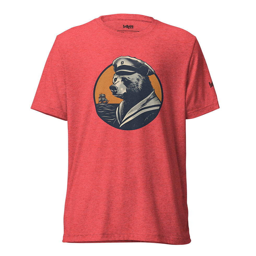 Thumbnail: Naval Bear - Unisex Vintage Shirt