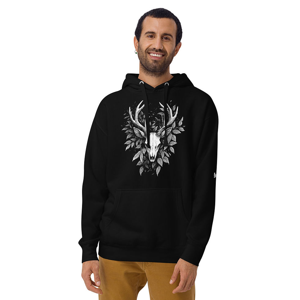 Thumbnail: Stag Skull - Unisex Hoodie