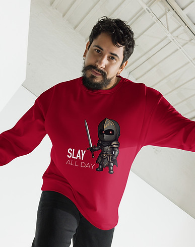 Slay All Day Long Sleeve Sweatshirt Contact Page Sea Monkey