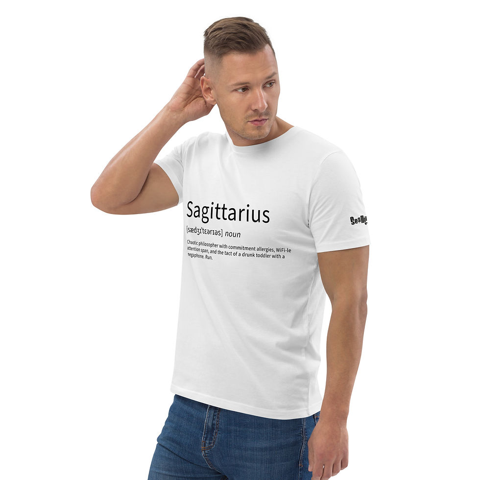 Thumbnail: Sagittarius Definition - Unisex organic cotton t-shirt