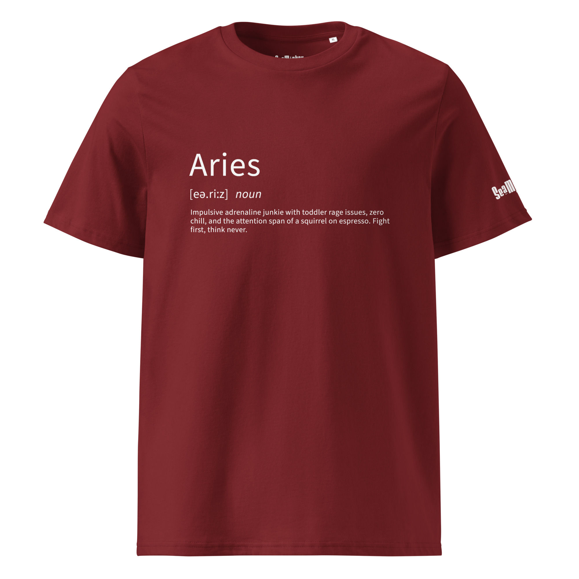 Aries Definition - Unisex organic cotton t-shirt