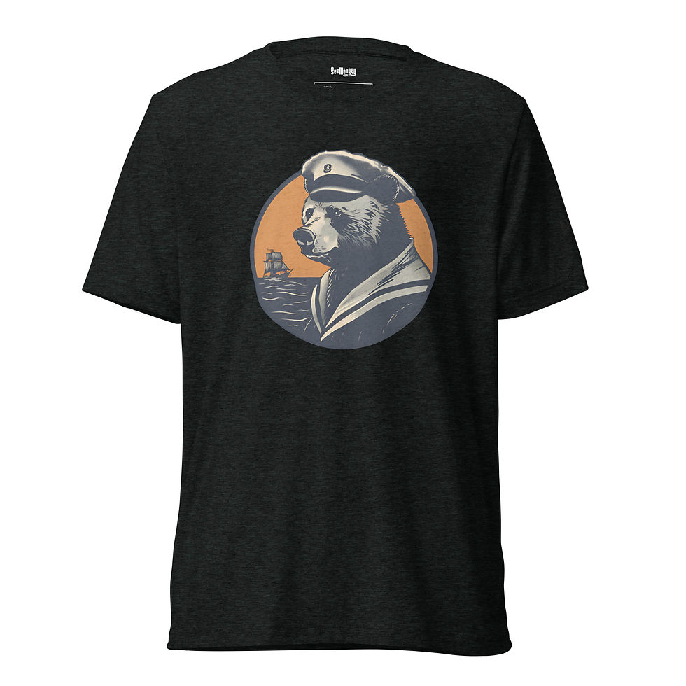 Thumbnail: Naval Bear - Unisex Vintage Shirt