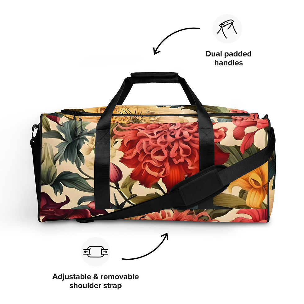 Thumbnail: Botanical Pastel - Duffle bag