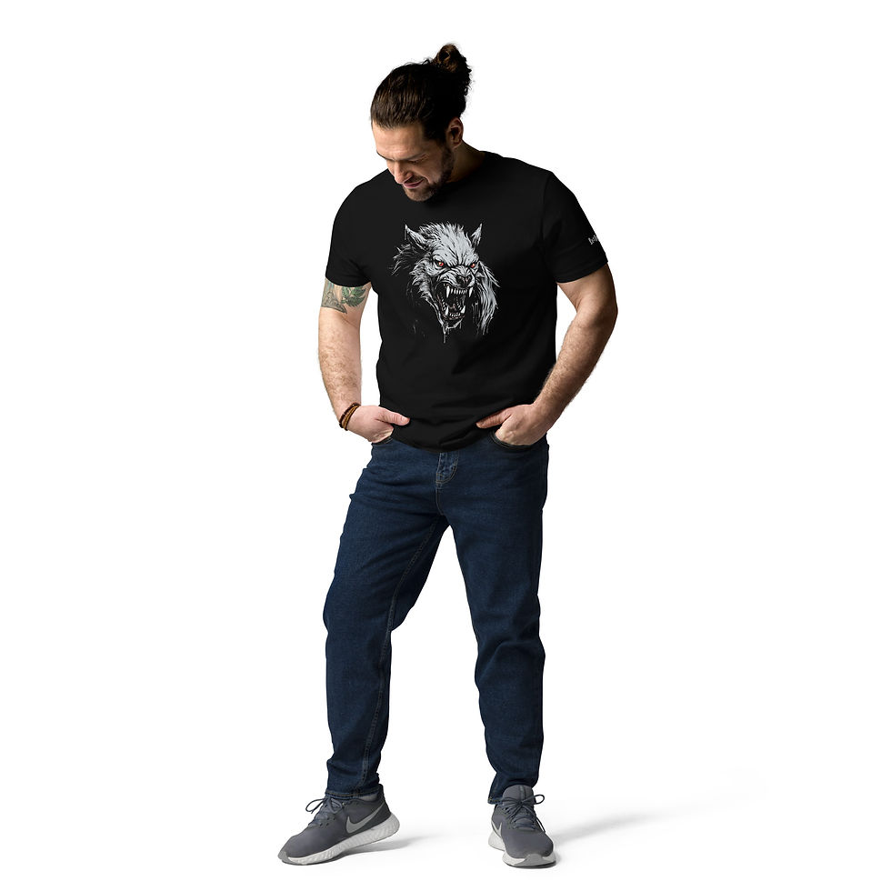Thumbnail: Werewolf - Unisex organic cotton t-shirt