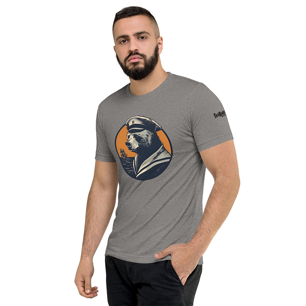 Thumbnail: Naval Bear - Unisex Vintage Shirt