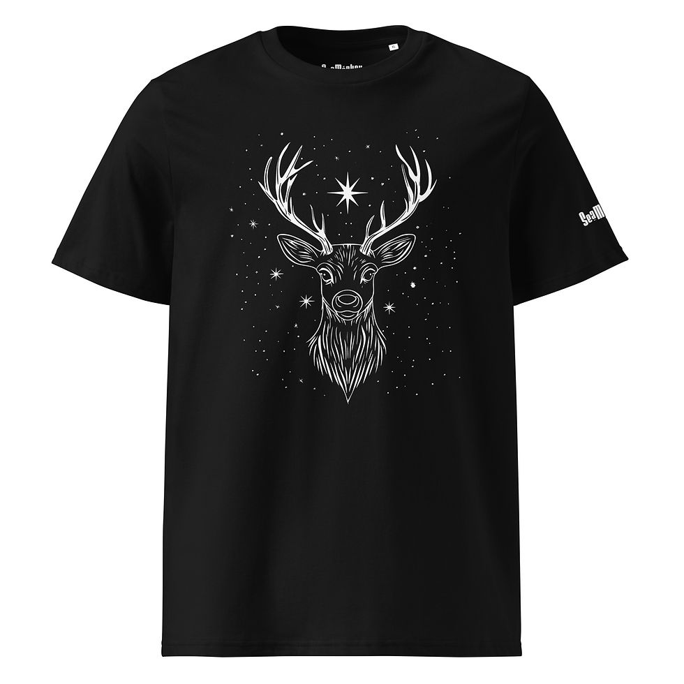 Reindeer 2 - Unisex organic cotton t-shirt
