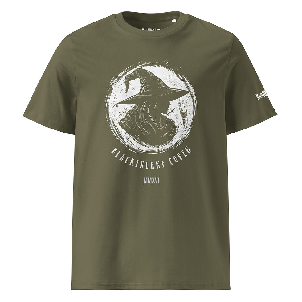Thumbnail: Blackthorne Coven MMXVI - Unisex organic cotton t-shirt
